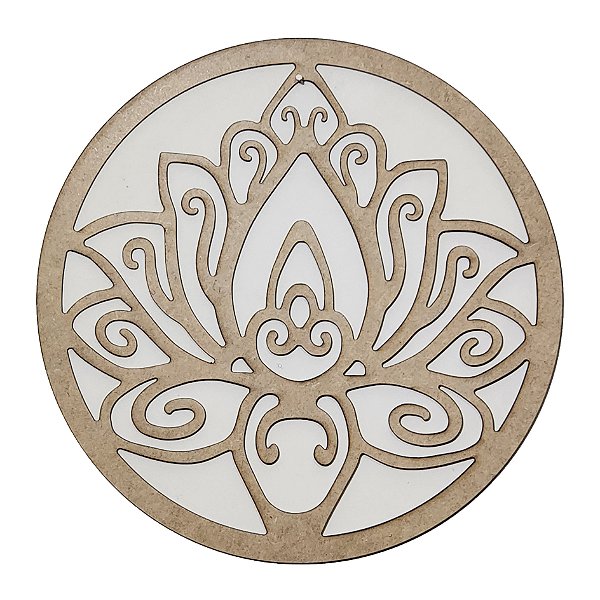FLOR DE LOTUS SIMPLES NO ARO