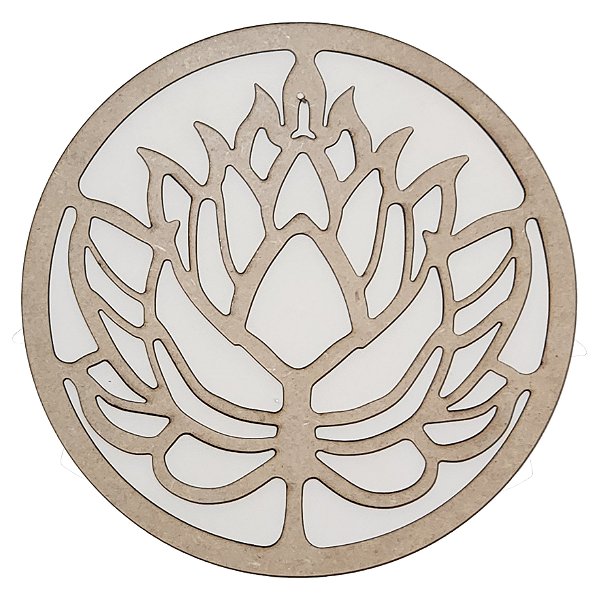 FLOR DE LOTUS SIMPLES NO ARO