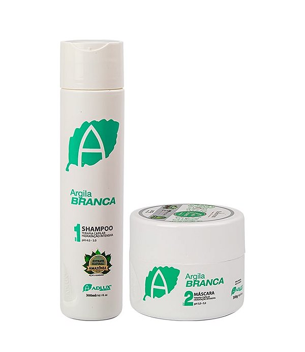 Kit Argila Branca Manutenção – 2 Passos