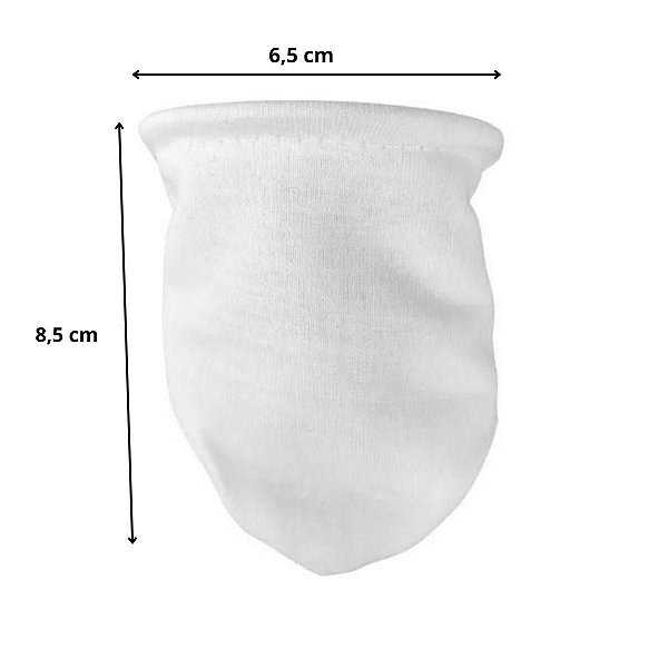 Mini Coador de Café, Filtro de Café Tecido, Branco 1 Unidade