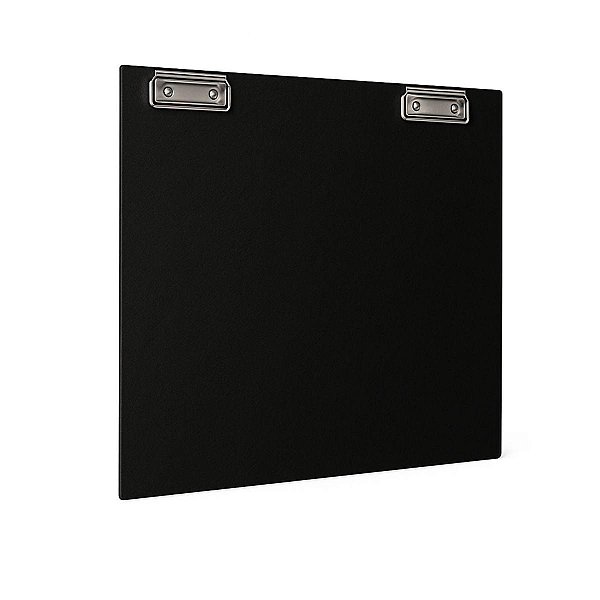 Prancheta Portátil MDF A3 A4 Preto 2 Prendedores Profissional - Gv Office