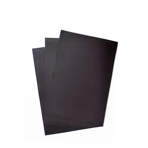 Folha A4 Manta Magnética 0,75mm Para Carro Sem Adesivo 3 Un.