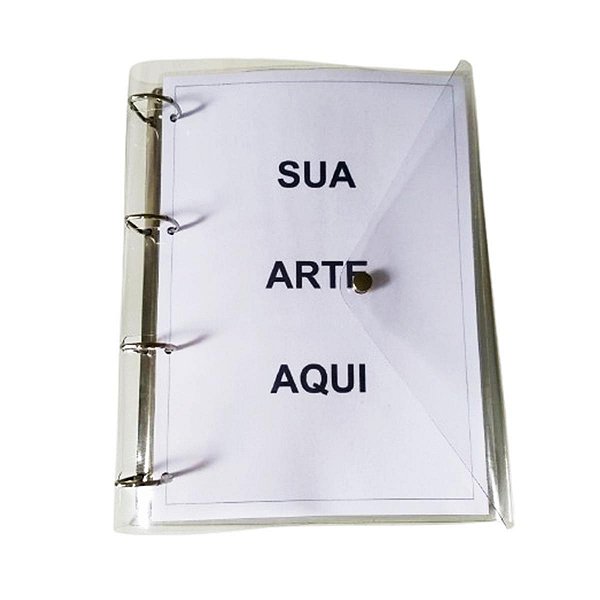Caderno Fichário Universitário Argolado 4 Furos Personalizado Universitário