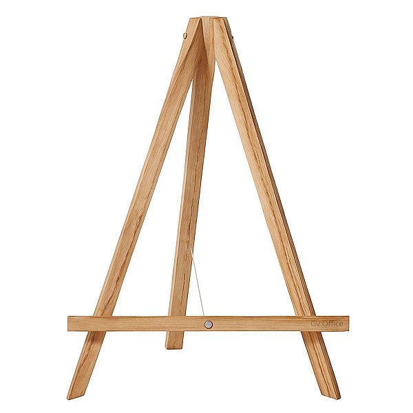 Cavalete Tripé 90 cm p/ Lousa Telas Quadros Pintura Madeira Pinus Gv Office