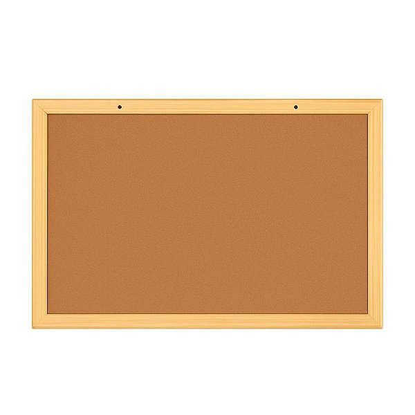 Quadro de Cortiça Aviso Moldura Madeira 60x45cm