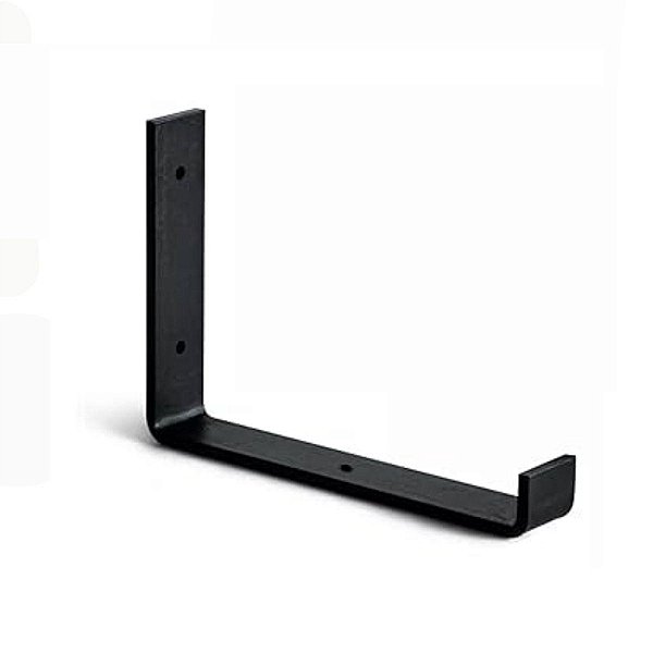 Mão Francesa Invertida 25 cm Aço Preto 1 Unidade