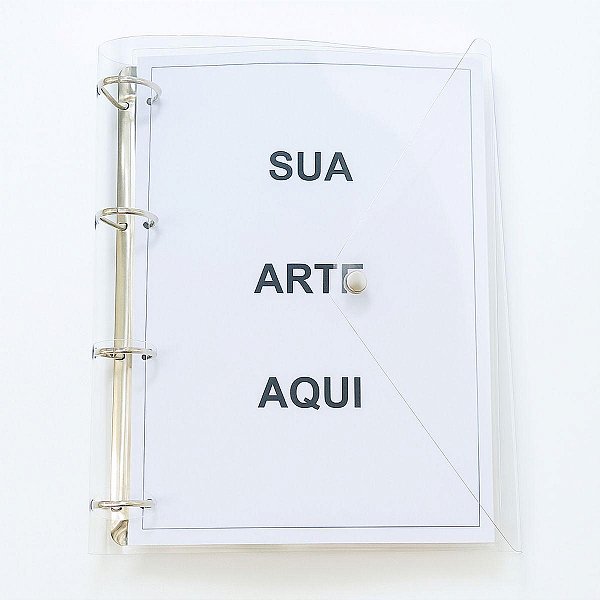 Caderno Fichário Universitário Argolado 4 Furos Personalizado Universitário