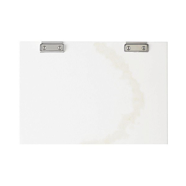 Prancheta MDF Portátil A4 Branca Duplo Clip Profissional Gv Office