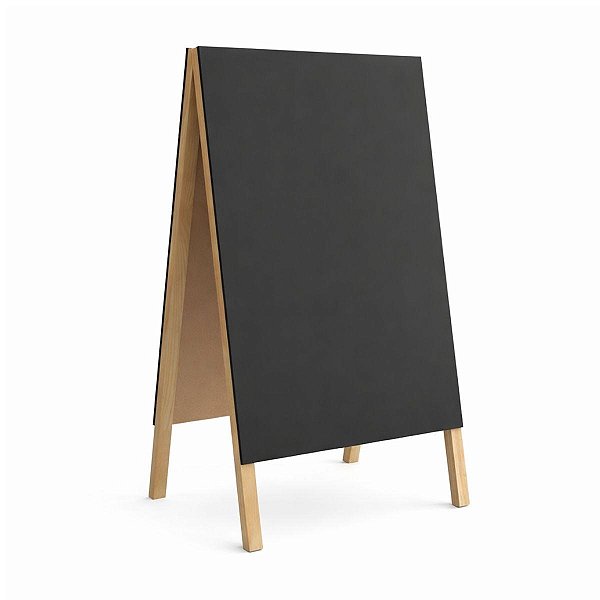 Cavalete Lousa Dupla Face 75x45 cm Para Propaganda Restaurante Lojas