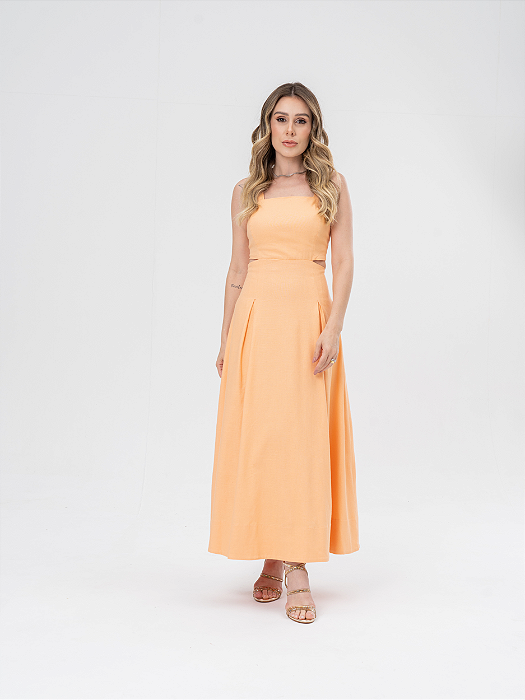 Vestido Linho Papaya Adulto