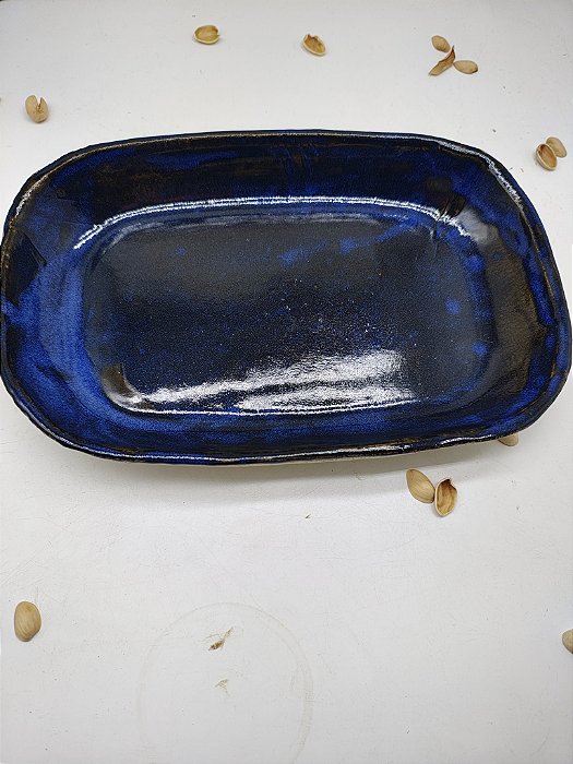 Tigela oval - Azul infinito