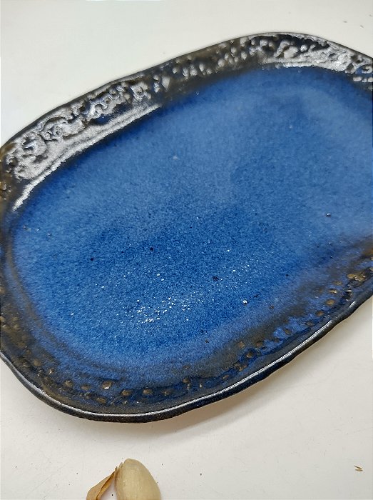 Travessa oval - Azul infinito