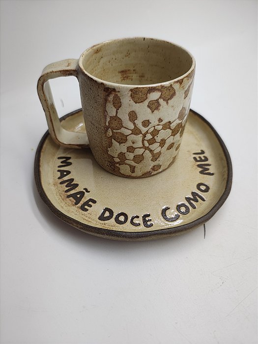 Conjunto  para cafe - Mae doce como mel