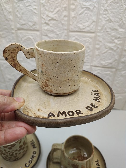 Conjunto  para café - Amor de Mãe