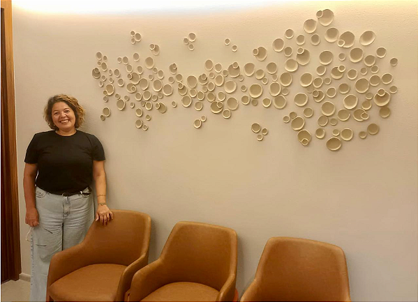 Projeto em cerâmica para paredes