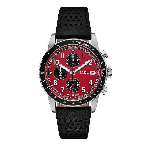 RELÓGIO FÓSSIL SPORT TOURER VERMELHOS MASCULINO FS6086/0RN