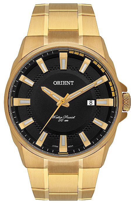 RELÓGIO ORIENT MASCULINO MGSS1189 P1KX DOURADO PRETO