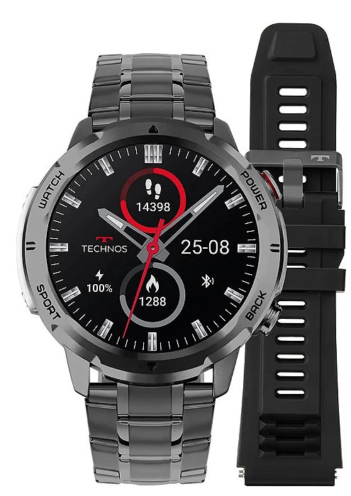 SMARTWATCH MASCULINO TECHNOS CONNECT TSPORTSCAB/6F
