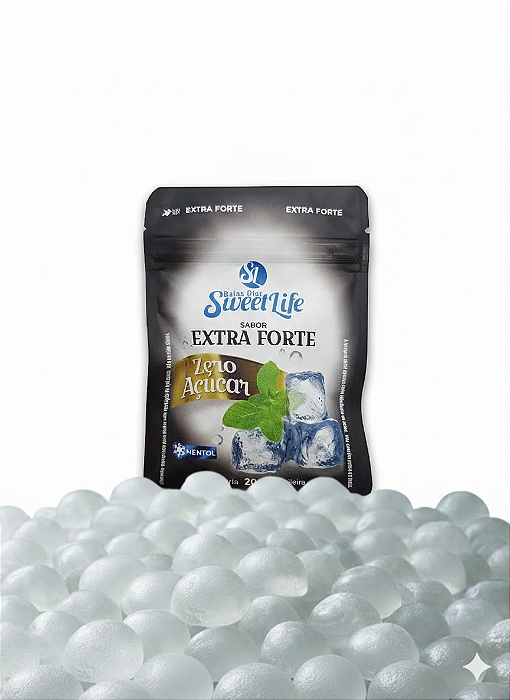 Sache Bala sem açúcar Diet Sweet Life Extra Forte Vegana 20g