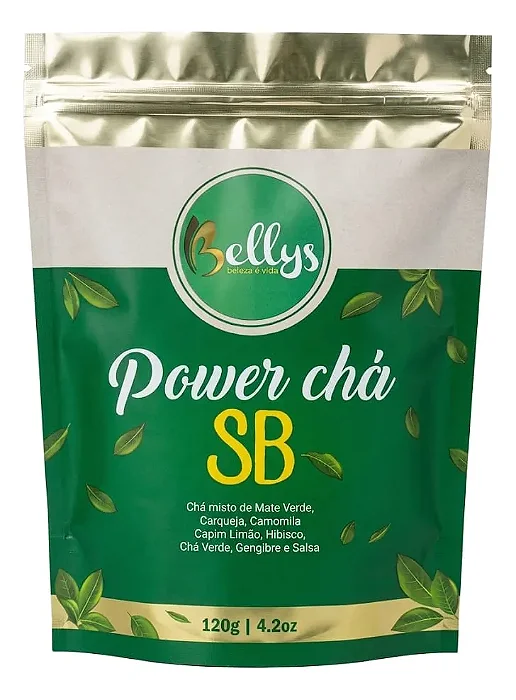 Power Chá SB Bellys 120g Misto Natural