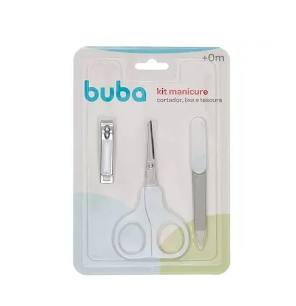 Kit Manicure do Bebê Branco - Buba