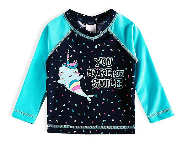 Blusa Proteção Malha Uv50 Unicórnio - Tip Top