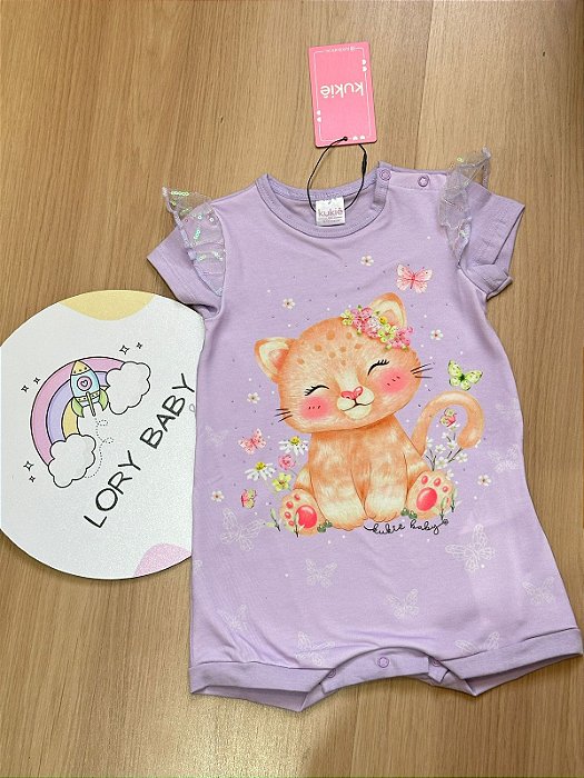 Macaquinho em Cotton - Kukiê Lilás