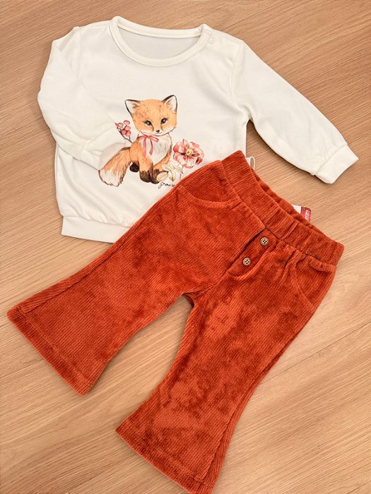 Conjuntinho Growup - Estampado Raposinha