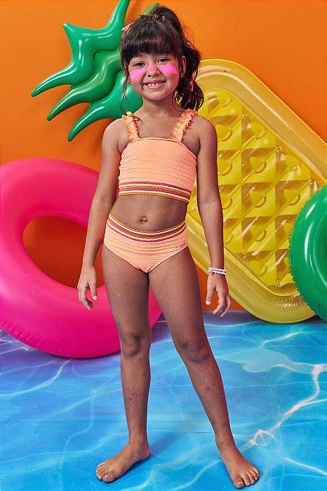 Biquíni em Malha Elastic com Proteção UV 50+ - Kukiê