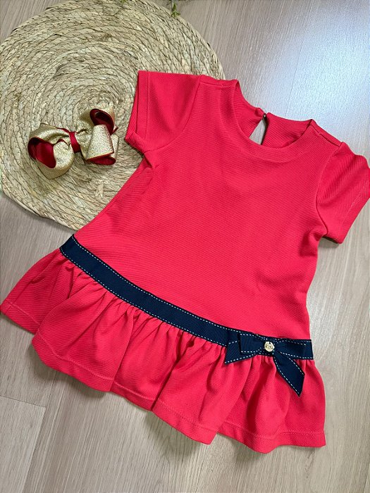 Vestido infantil BEABA vermelho