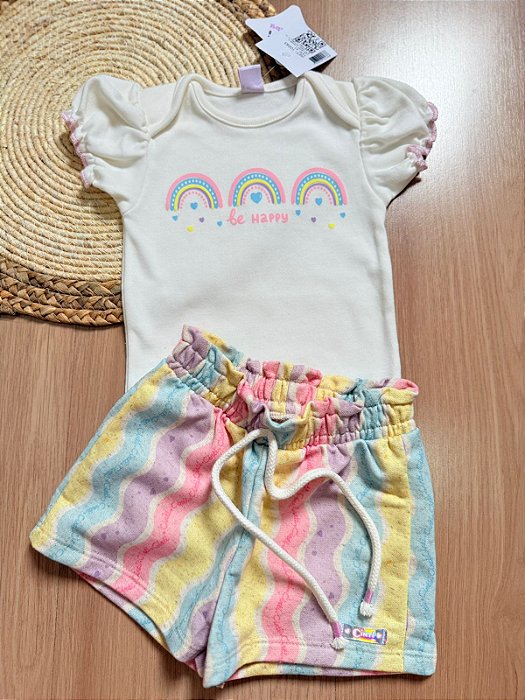 Conjunto Short e Body - Mundo Cinti