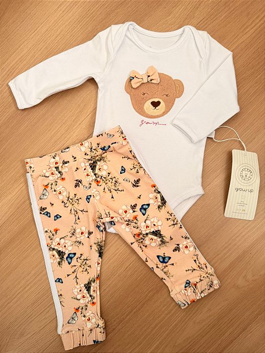 Conjuntinho Growup - Estampado Ursinha