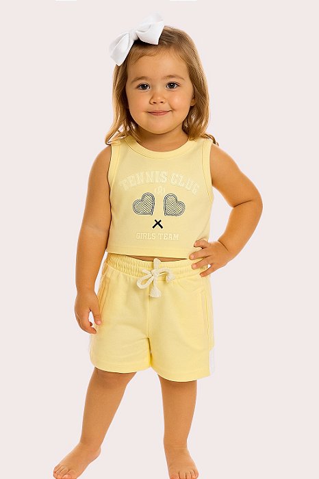Conjunto Infantil Esportivo Tennis Club em Cotton