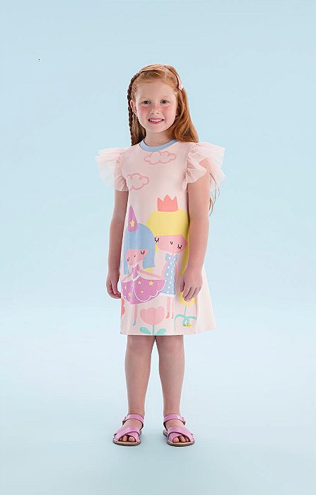 Vestido Mon Sucré Rosa Princesas