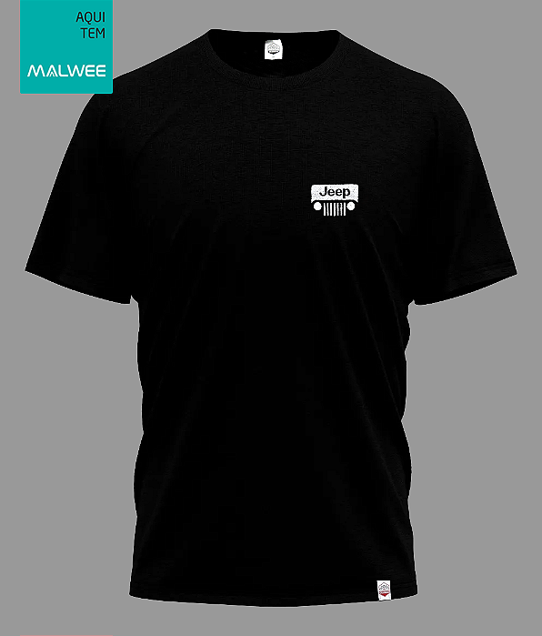 Camiseta JEEP Bordado - Preta