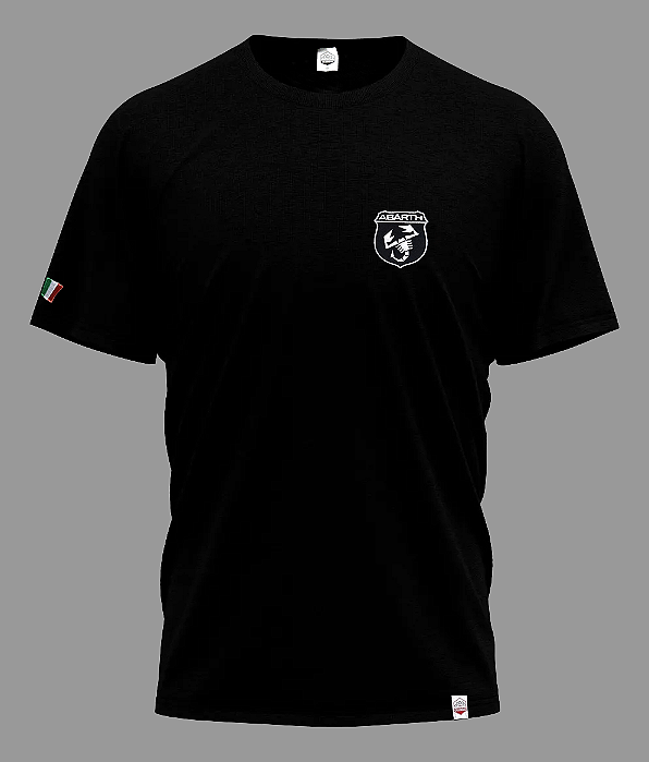 Camiseta ABARTH Bordado - Preta