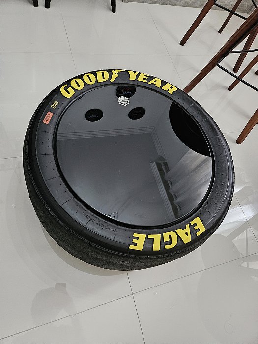 Mesa de Centro Pneu Slick - Goodyear Eagle - NASCAR