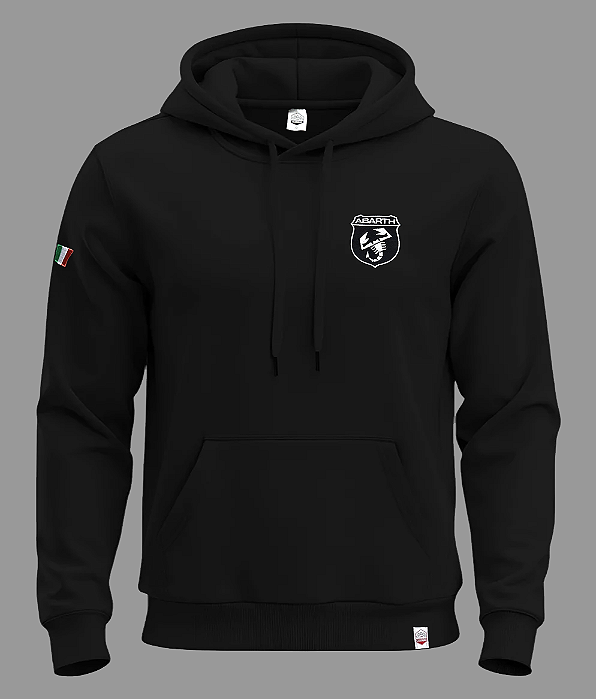 Moletom ABARTH Bordado - Preto