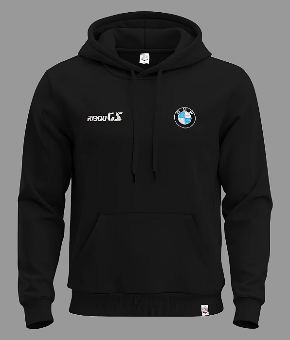 Moletom BMW R1300 GS Bordado - Preto