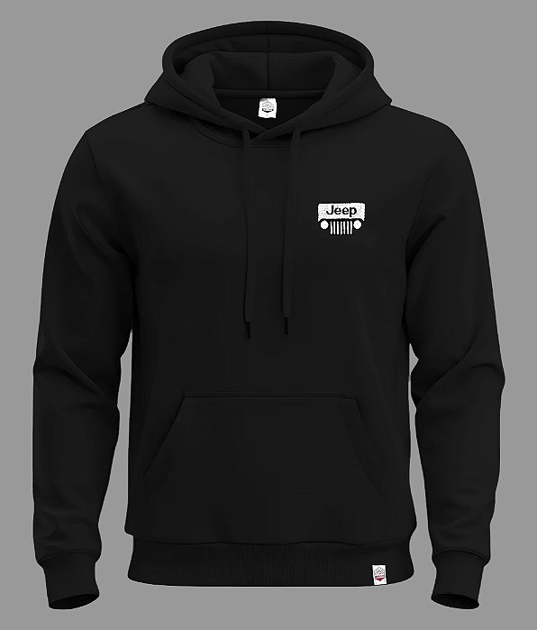 Moletom JEEP Bordado - Preto