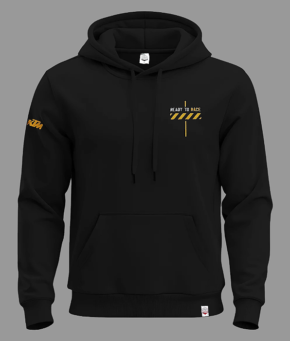 Moletom KTM Bordado - Preto