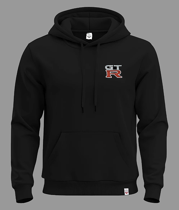 Moletom GT-R Bordado - Preto
