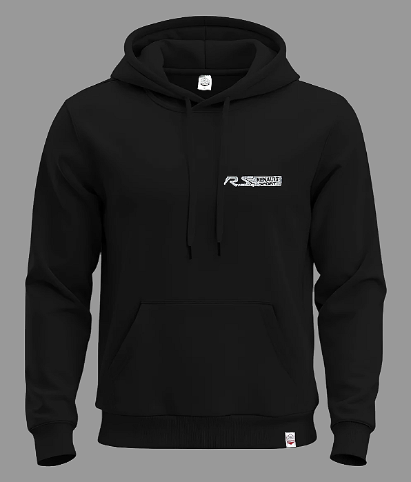 Moletom Sandero RS Renault Sport Bordado - Preto