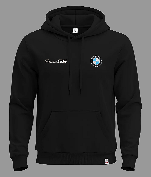 Moletom BMW F800 GS Bordado - Preto