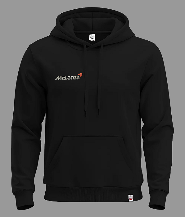Moletom MCLAREN Bordado - Preto