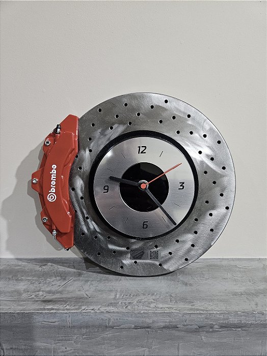 BigBrake PERFURADO com Relógio Parede - BREMBO