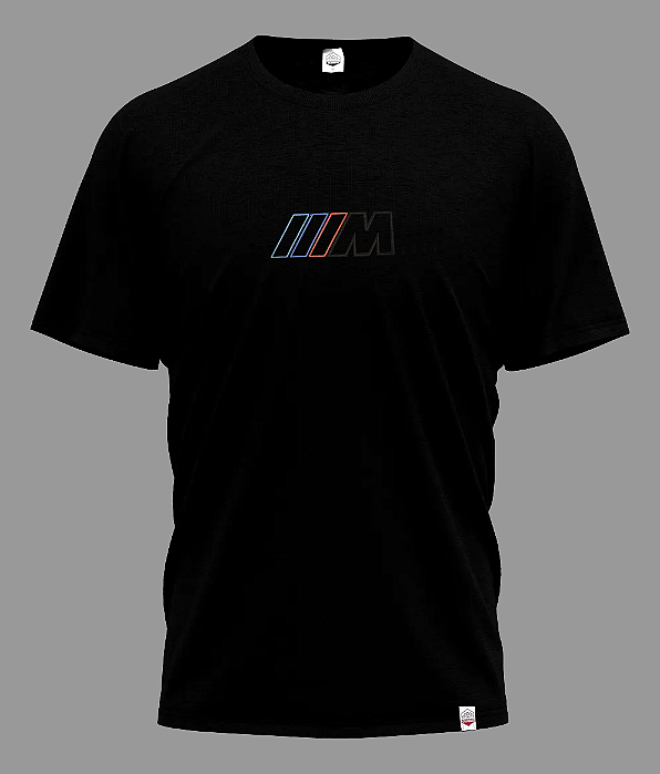Camiseta BMW M Bordado - Preta