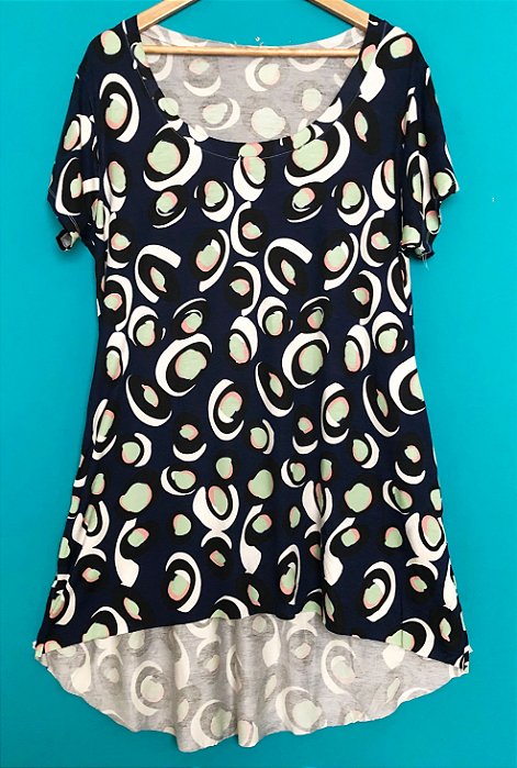 Vestido Mullet estampado