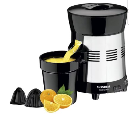 ESPREMEDOR DE FRUTAS TURBO PREMIUM 250W MONDIAL