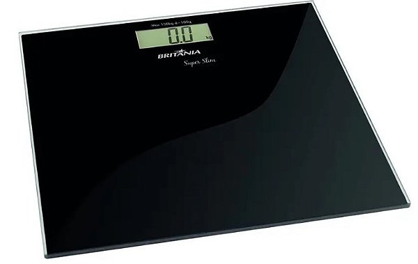 BALANÇA ELETRÔNICA SUPER SLIM DISPLAY DIGITAL BRITÂNIA BIVOLT